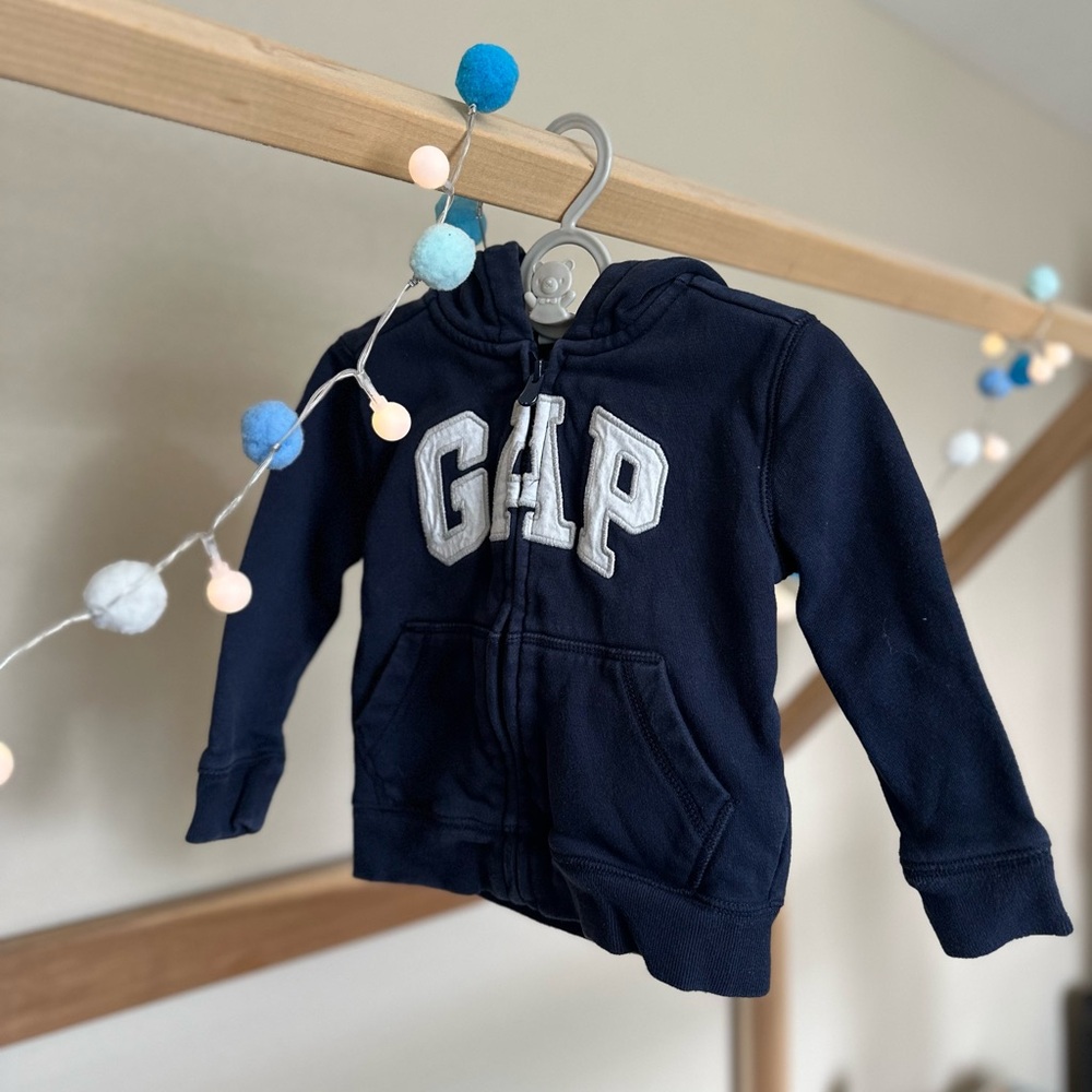 GAP Kids Dark Blue Zip-Up Hoodie